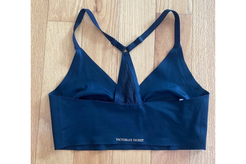 Victoria's Secret Naked Smooth Raw Laser Cut Racerback Pull On Bralette M